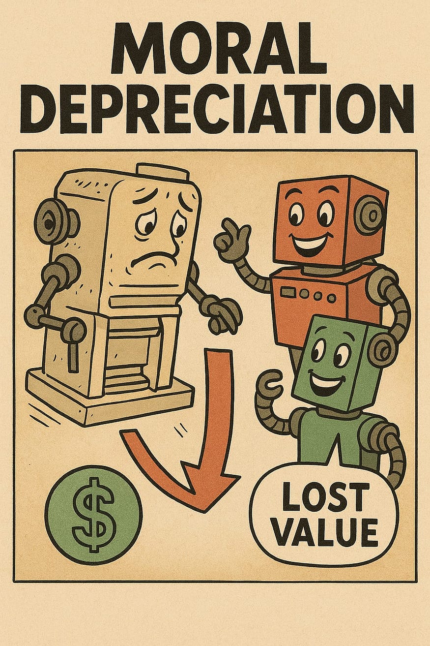 Moral depreciation of Marx -I